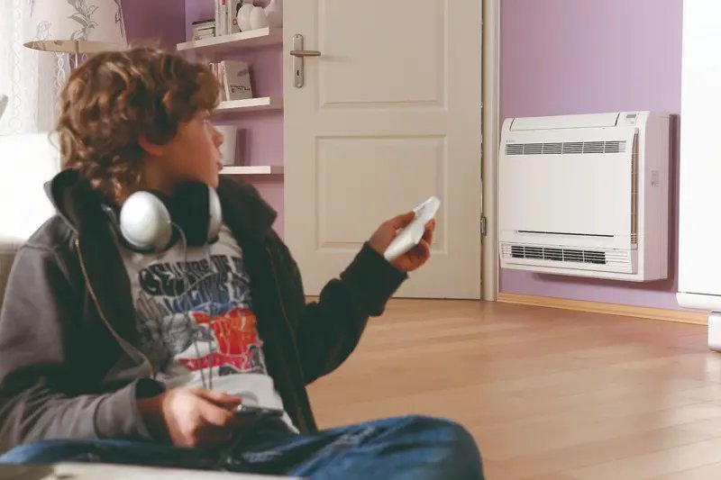 DAIKIN Perfera Truhe im Kinderzimmer
