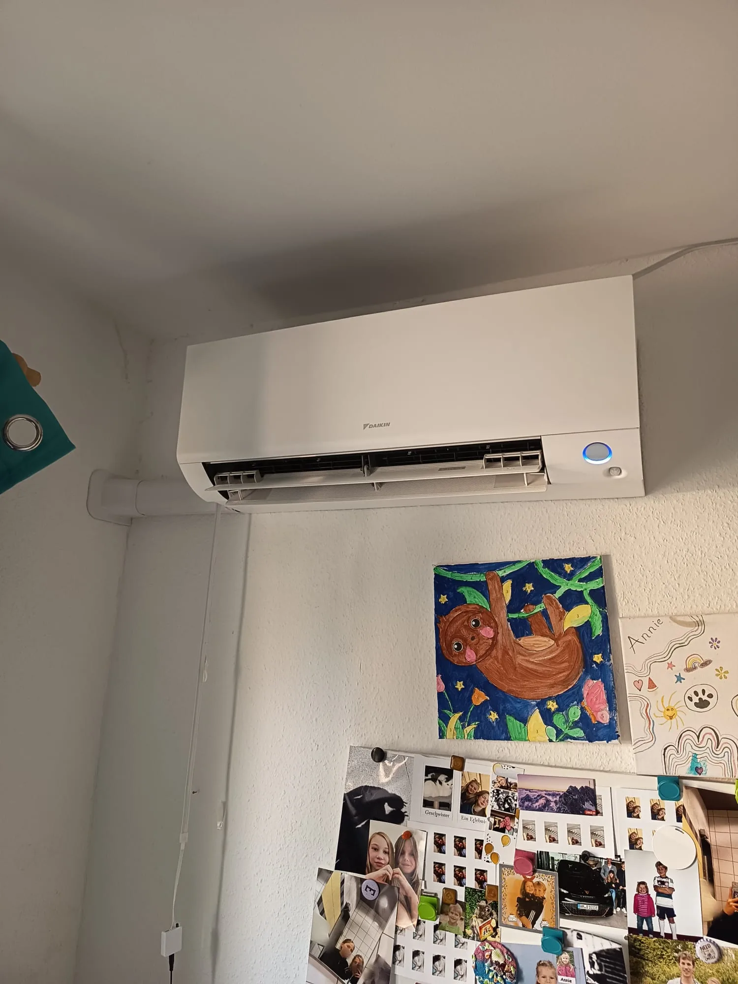 Split-Klimaanlage Innengerät fertig